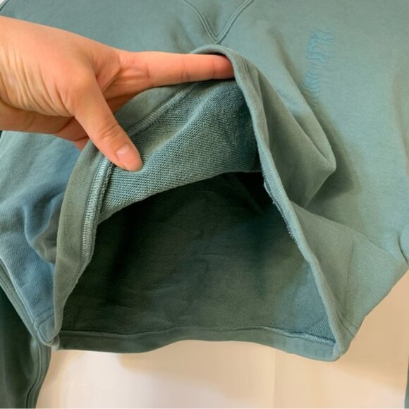 Lululemon Team Canada All Yours Cropped Hoodie Tidewater Teal Size 4 - Picture 4 of 8